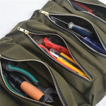Car Auto Multi-function Canvas Storage Bag Portable Tool Bag Hanging Pocket Bag, Multi-function Army Green, Multi-function Black, Multi-function Khaki