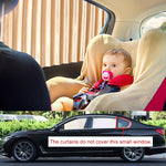 2 PCS Car Auto Sunshade Curtains Windshield Cover for the Rear Seat, Rear Seat, Silver, Rear Seat, Black, Rear Seat, Gold