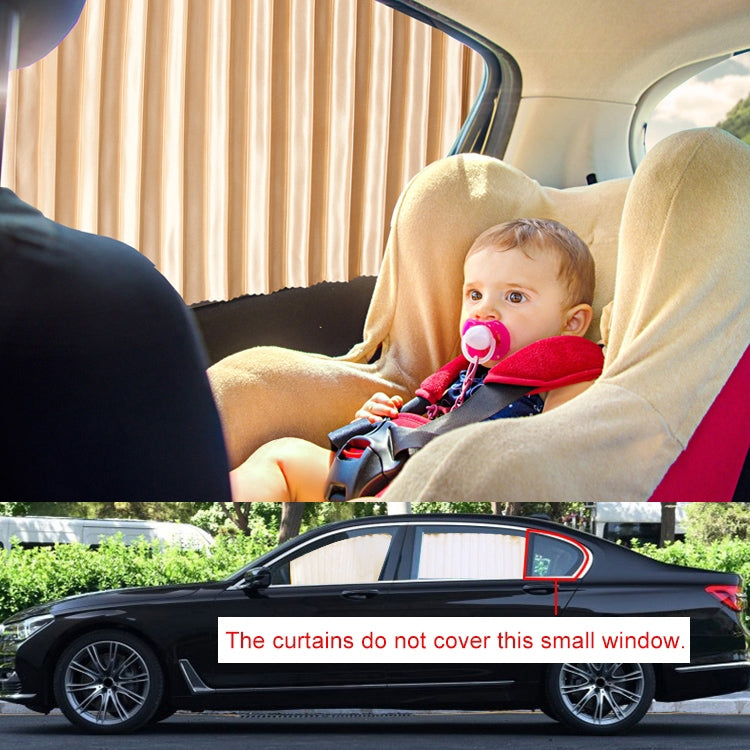 2 PCS Car Auto Sunshade Curtains Windshield Cover for the Rear Seat, Rear Seat, Silver, Rear Seat, Black, Rear Seat, Gold