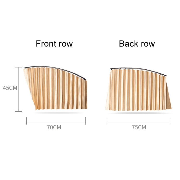 2 PCS Car Auto Sunshade Curtains Windshield Cover for the Front Seat, Front Seat, Silver, Front Seat, Black, Front Seat, Gold