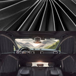 4 in 1 Car Auto Sunshade Curtains Windshield Cover Set
