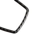 Carbon Fiber Car Multimedia Frame Decorative Sticker for BMW X3 / X4 / X5 / X6 / F07 / F10 / F15 / F16 / F20 / F25 / F26 / F30 / F34, Multimedia Frame