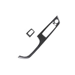 2 PCS Carbon Fiber Car Left Driving Lifting Panel Decorative Sticker for BMW E92 2005-2012, Diameter: 40.4cm, Diameter: 40.4cm