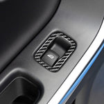 3 PCS Car Carbon Fiber Window Lifting Button Decorative Stickers for Volvo V60 2010-2017 / S60 2010-2018, Right Drive, Window Lifting Button, Right Drive