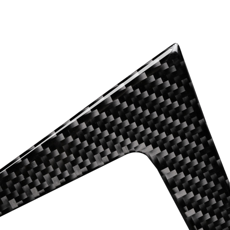 Car Carbon Fiber Water Cup Holder Decorative Sticker for BMW E70 X5 / E71 X6 2009-2013, Left Drive, Water Cup Holder(Left Drive)