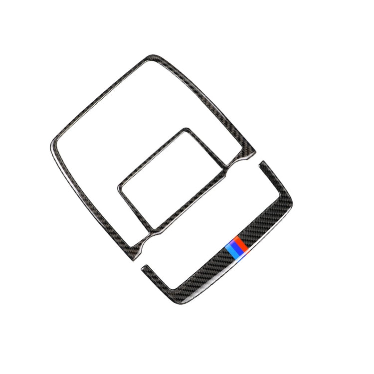 2 in 1 Car Carbon Fiber Tricolor Reading Light Decorative Sticker for BMW E70 X5 / E71 X6 2008-2013, Left and Right Drive Universal, Reading Light(Tricolor)