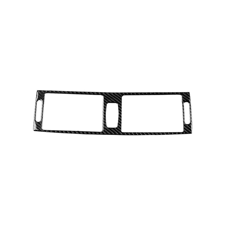 Car Carbon Fiber Solid Color Middle Air Outlet Decorative Sticker for BMW E70 X5 / E71 X6 2008-2013, Left and Right Drive Universal, Middle Air Outlet