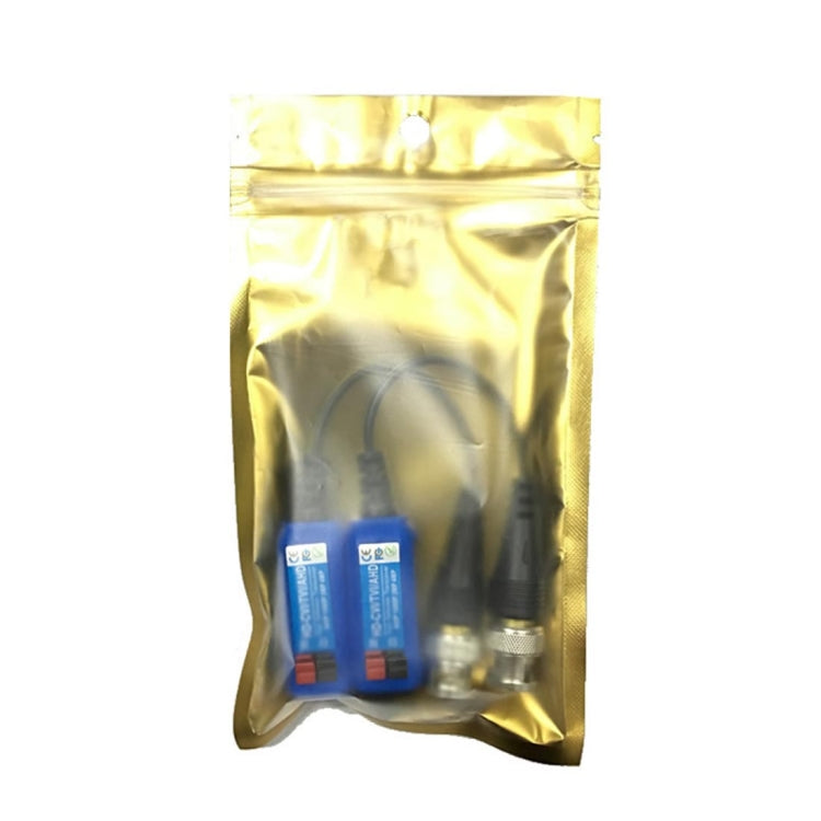 2 PCS Anpwoo 800C Spliceable Top Press Screwless-type Video Balun HD-CVI/AHD/HDVI 1CH Passive Transceiver, Passive Transceiver