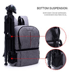 Multi-functional Waterproof Nylon Shoulder Backpack Padded Shockproof Camera Case Bag for Nikon Canon DSLR Cameras