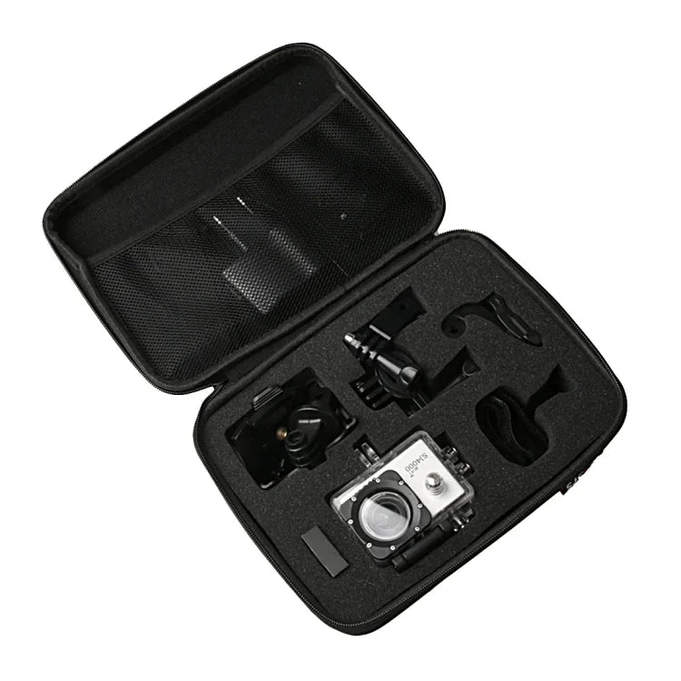 Portable Shockproof Shatter-resistant Wear-resisting Camera Bag Carrying Travel Case for SJCAM SJ4000 / SJ5000 / SJ6000 / SJ7000 / SJ8000 / SJ9000 Sport Action Camera & Selfie Stick and Other Accessories, Size: 22 * 16 * 6 cm, Size: 22x16 x6cm