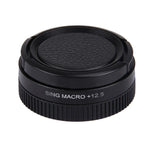 JUNESTAR Proffesional 37mm 12.5X Macro Lens Filter + Lens Protective Cap for GoPro & Xiaomi Xiaoyi Yi Sport Action Camera, 12.5X Macro Lens