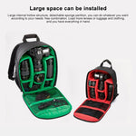 حقيبة ظهر رياضية محمولة مقاومة للماء للكاميرات الخارجية من INDEPMAN DL-B012 لكاميرات GoPro، SJCAM، نيكون، كانون، شاومي Xiaoyi YI، الحجم: 27.5 * 12.5 * 34 سم