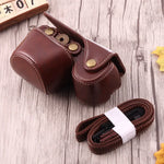 Full Body Camera PU Leather Case Bag with Strap for Sony A6000 / A6300 / Nex 6, For Sony A6000, For A6000