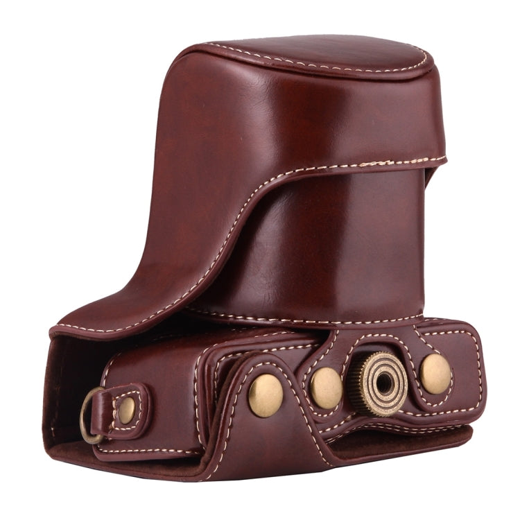 Full Body Camera PU Leather Case Bag with Strap for Canon EOS M10, For EOS M10