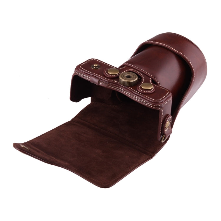 Full Body Camera PU Leather Case Bag with Strap for Canon EOS M10, For EOS M10