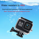 45m Waterproof Case + Touch Back Cover for GoPro HERO8 Black, Case + Touch Cover for GoPro8