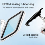 45m Waterproof Case + Touch Back Cover for GoPro HERO8 Black, Case + Touch Cover for GoPro8