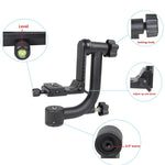 YELANGU Horizontal 360 Degree Gimbal Tripod Head for Home DV and SLR Cameras, YLG0401E