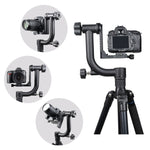 YELANGU Horizontal 360 Degree Gimbal Tripod Head for Home DV and SLR Cameras, YLG0401E