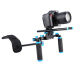 YELANGU YLG0102A-A01 Dual Handle Shoulder Mount Support Kit DSLR Rig, YLG0102A-A01