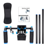 YELANGU YLG0102A-A01 Dual Handle Shoulder Mount Support Kit DSLR Rig, YLG0102A-A01