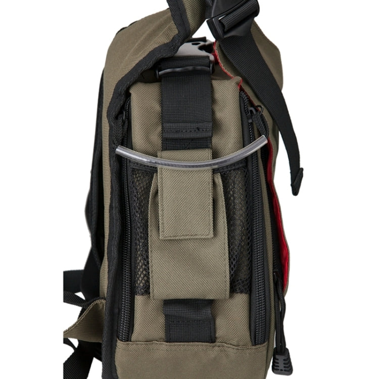 CADEN Triangle Shape Tscope Sling Shoulder Cross Digital Camera Bags Case Soft Bag with Rain Cover for Canon Nikon Sony K1, Size: 36*31*15cm