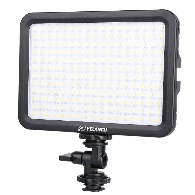 YELANGU YLG0504B 204 LEDs 1000LM 3300-5600K No Polar Dimmable Studio Light Video & Photo Light for Canon, Nikon, DSLR Cameras, 204 LEDs