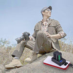 Dual Channel Digital LCD Display Battery Charger with USB Port for Sony NP-FZ100 Battery, Compatible with Sony A9 (ILCE-9), Dual NP-FZ100 Battery