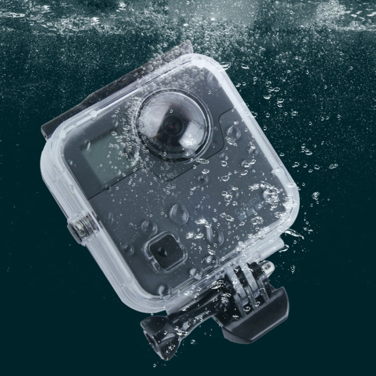 40m Waterproof Housing Protective Case  for GoPro Fusion, with Buckle Basic Mount & Screw & Wrench, For GoPro Fusion