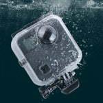 40m Waterproof Housing Protective Case  for GoPro Fusion, with Buckle Basic Mount & Screw & Wrench, For GoPro Fusion