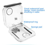 40m Waterproof Housing Protective Case  for GoPro Fusion, with Buckle Basic Mount & Screw & Wrench, For GoPro Fusion