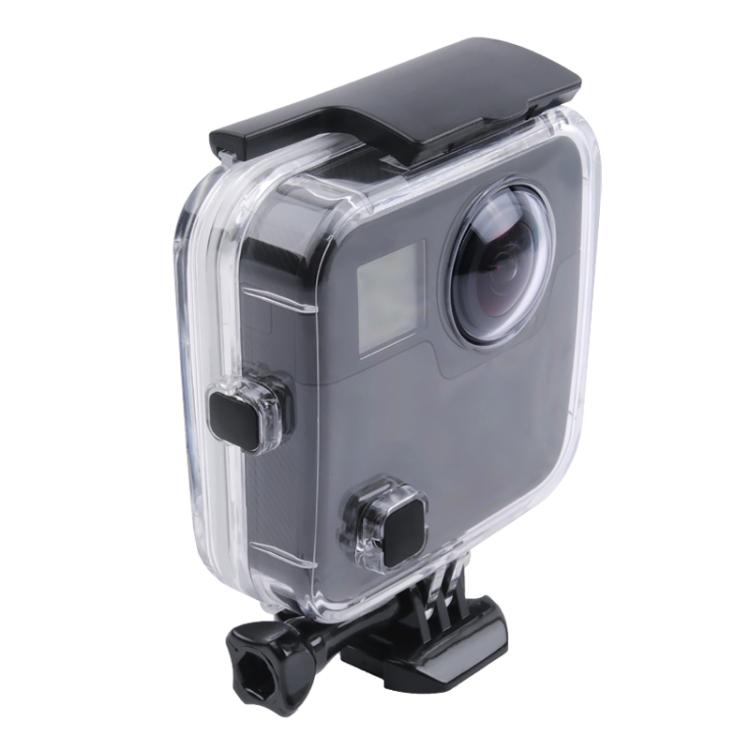 40m Waterproof Housing Protective Case  for GoPro Fusion, with Buckle Basic Mount & Screw & Wrench, For GoPro Fusion
