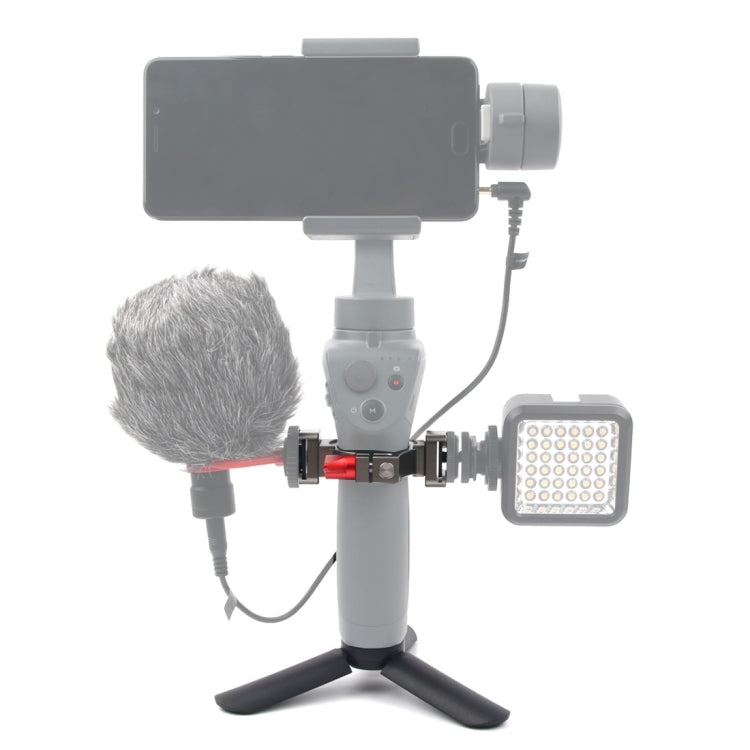 Mini Tripod Mount + Flashlight Extension Bracket  for DJI OSMO Mobile 2, Tripod+Bracket For DJI OSMO Mobile 2