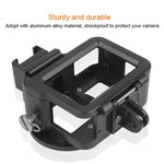 Housing Shell CNC Aluminum Alloy Protective Cage with Insurance Frame & 52mm UV Lens for GoPro HERO7 Black /6 /5, 52mm UV Black, 52mm UV Blue