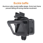 Housing Shell CNC Aluminum Alloy Protective Cage with Insurance Frame & 52mm UV Lens for GoPro HERO7 Black /6 /5, 52mm UV Black, 52mm UV Blue