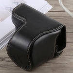 Full Body Camera PU Leather Case Bag with Strap for Sony A5100, For Sony A5100
