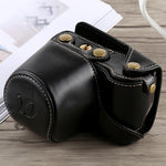 Full Body Camera PU Leather Case Bag with Strap for Sony A5100, For Sony A5100