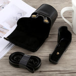 Full Body Camera PU Leather Case Bag with Strap for Sony A5100, For Sony A5100