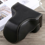 Full Body Camera PU Leather Case Bag with Strap for Fujifilm X-A5, For FUJI  X-A5
