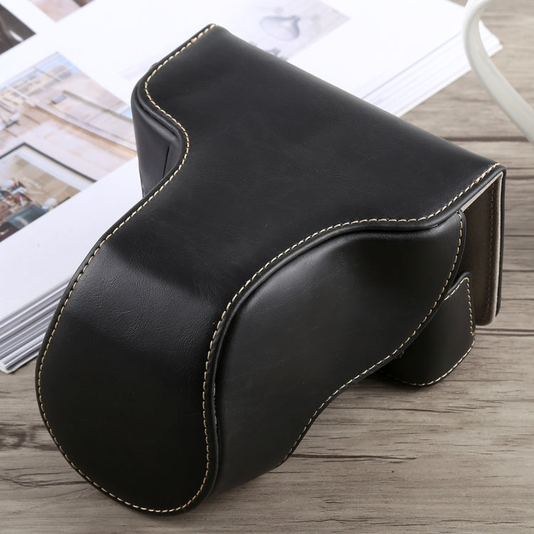 Full Body Camera PU Leather Case Bag with Strap for Fujifilm X-A5, For FUJI  X-A5