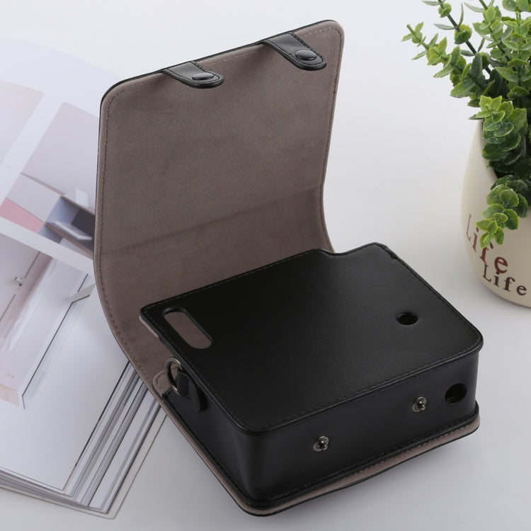 Retro Style Full Body Camera PU Leather Case Bag with Strap for FUJIFILM instax SQUARE SQ6, For FUJI SQ6