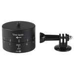 360 Degree Auto Rotation 60 Minutes Time Lapse Stabilizer Tripod Head Adapter for GoPro, 60 Minutes
