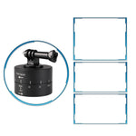 360 Degree Auto Rotation 60 Minutes Time Lapse Stabilizer Tripod Head Adapter for GoPro, 60 Minutes