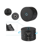 360 Degree Auto Rotation 60 Minutes Time Lapse Stabilizer Tripod Head Adapter for GoPro, 60 Minutes