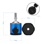 Mini 360 Degree Rotation Panoramic Metal Ball Head for DSLR & Digital Cameras, Black, Blue, Red