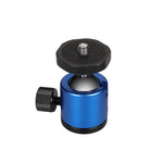 Mini 360 Degree Rotation Panoramic Metal Ball Head for DSLR & Digital Cameras, Red, Black, Blue