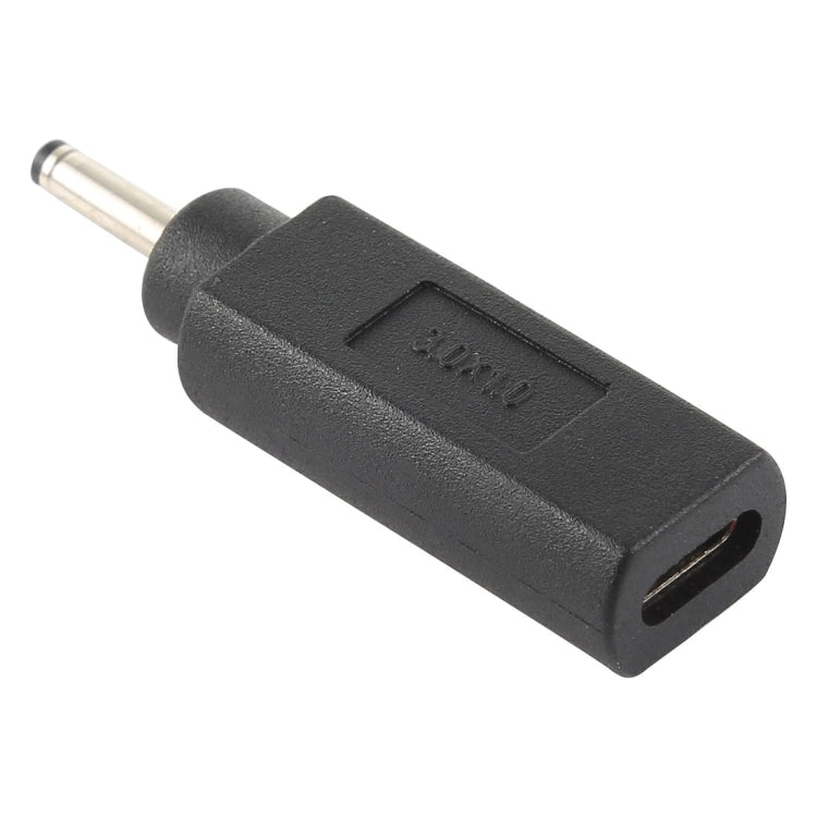 محول موصل USB-C / Type-C أنثى إلى قابس ذكر 3.0 × 1.0 مم، 3.0 × 1.0 مم