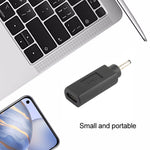 محول موصل USB-C / Type-C أنثى إلى قابس ذكر 3.0 × 1.0 مم، 3.0 × 1.0 مم