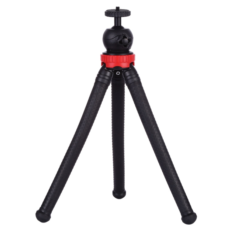 MZ305 Mini Octopus Flexible Tripod Holder with Ball Head for SLR Cameras, GoPro HERO10 Black / HERO9 Black / HERO8 Black /7 /6 /5 /5 Session /4 Session /4 /3+ /3 /2 /1, DJI Osmo Action, Xiaoyi and Other Action Cameras, Cellphone, Size:30cmx5cm, MZ305