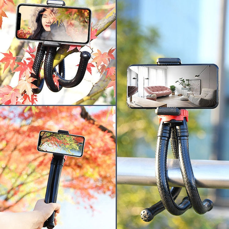 MZ305 Mini Octopus Flexible Tripod Holder with Ball Head for SLR Cameras, GoPro HERO10 Black / HERO9 Black / HERO8 Black /7 /6 /5 /5 Session /4 Session /4 /3+ /3 /2 /1, DJI Osmo Action, Xiaoyi and Other Action Cameras, Cellphone, Size:30cmx5cm, MZ305